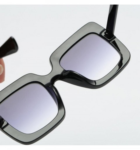 Goggle Womens Fashion Glasses Diamond Cat Ear Square Metal Frame Classic Sunglasses (D) - D - CY18CLSD57L $10.81