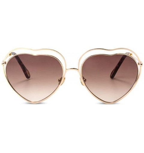 Aviator New sunglasses- fashion ladies 2019 sunglasses love heart sunglasses - B - C018SGTM54S $40.77