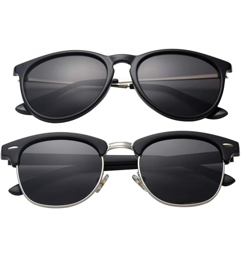 Rimless Polarized Sunglasses for Men or Women Classic Frame Driving Classic Retro Designer Sun glasses 100% UV Blocking - CH1...