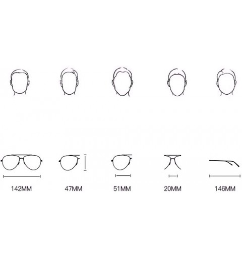 Aviator Polarizing sunglasses sunglasses sunglasses polarizing anti-ultraviolet glasses - G - C518QC0GTTS $32.87
