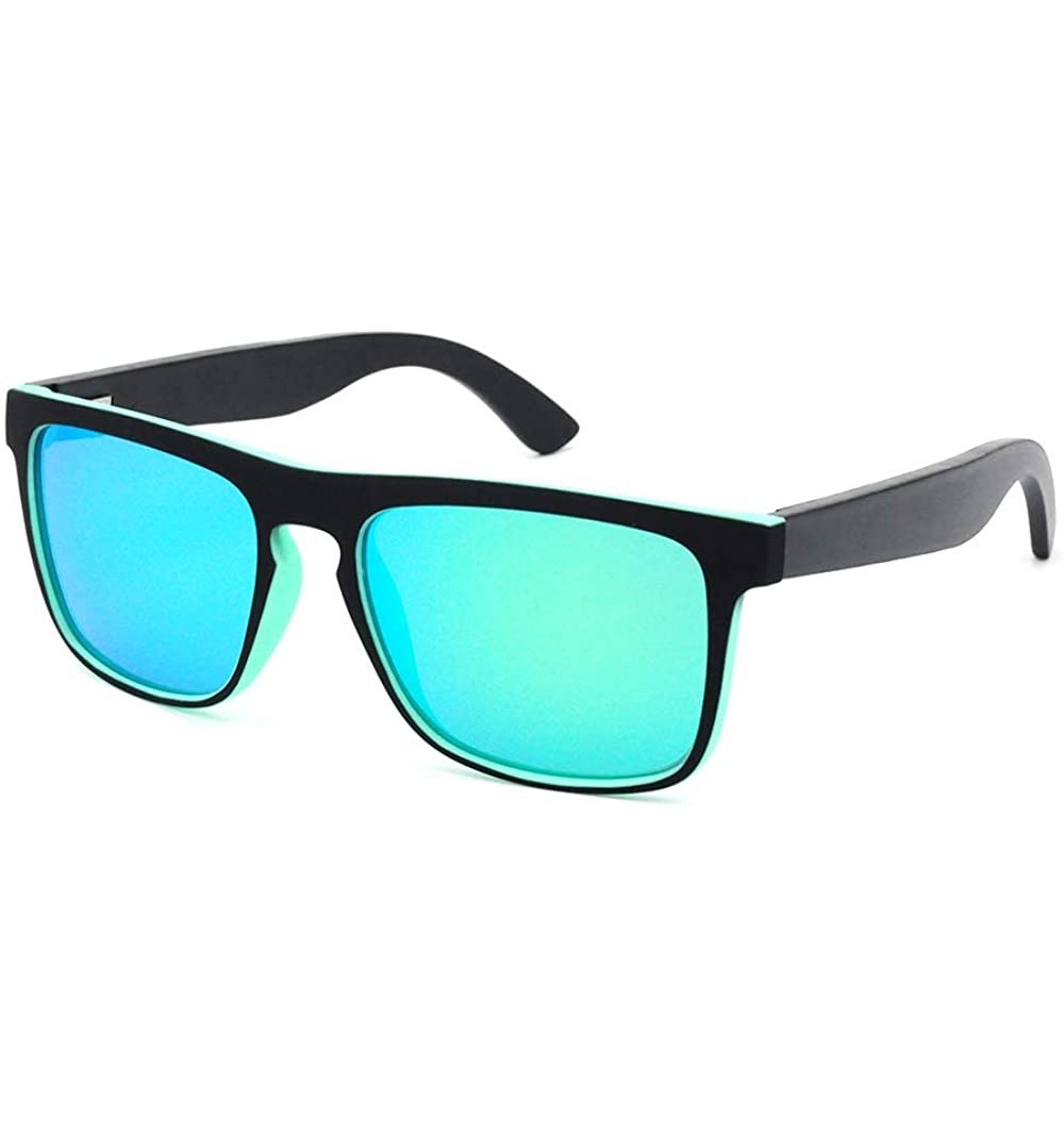 Square 2020 Polarized Sunglasses Men Brand Designer Handmade Original Wood Male Sunglass Sun Glasses Women Eyewear UV400 - CU...