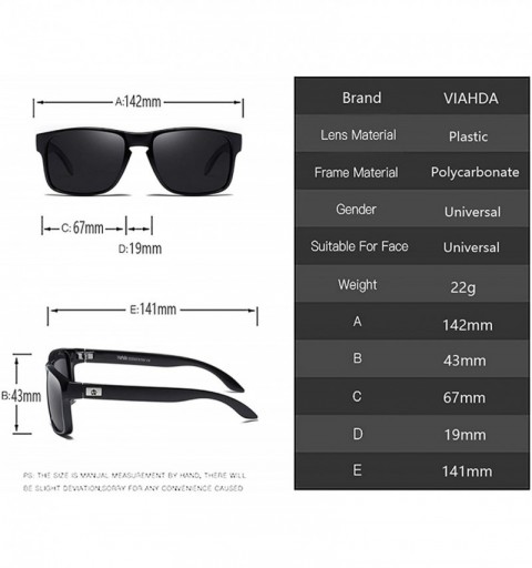Goggle Polarized Sunglasses For Men Driving Fashion UV400 Cool Travel Sunglasses - CY18AKA9H70 $11.29