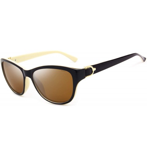 Sport Vintage Fashion Polarized Sunglasses for Women Classic Retro Designer UV Protection Sun Glasses - CF18TTS67ED $20.89