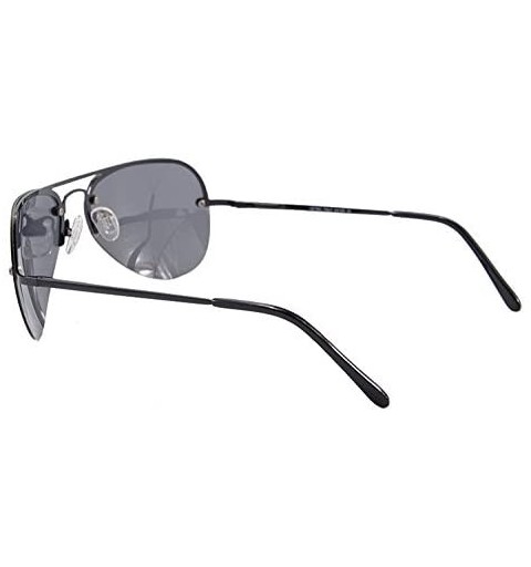 Aviator Men's Classic Glasses for Men Dark Lens Polarized UV400 Sunglasses-V154 - CF12D9B124B $9.51