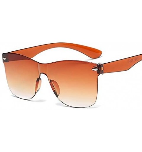 Rimless Sunglasses Women Retro Fashion Rimless Sun Glasses Women's Vintage Luxury Eyewear - C4 - CE18Y6HG2WK $26.41