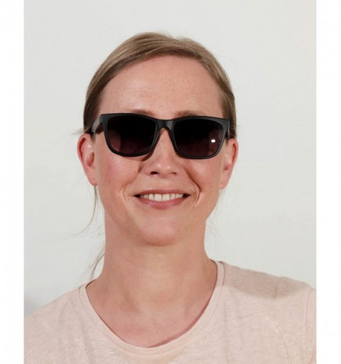 Round Unisex Bifocal Reading Sunglasses 0.0-3.0 - Black - C718QMUKHMC $45.50