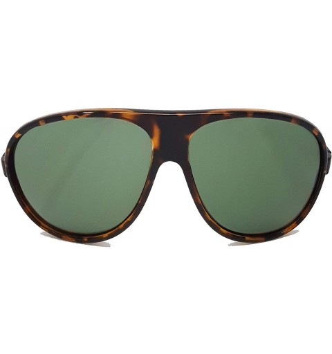 Aviator Retro Classic style 1980s Fashion Sunglasses Ditka Hangover IL1029 - Tortoise/ Green - CN18NDGQ992 $28.54