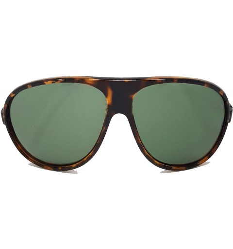 Aviator Retro Classic style 1980s Fashion Sunglasses Ditka Hangover IL1029 - Tortoise/ Green - CN18NDGQ992 $14.60