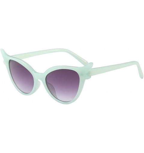 Wayfarer Retro UV400 Small Sunglasses for Women Durable & Lightweight Eyewear - Green - CA18G7R4TRC $7.48