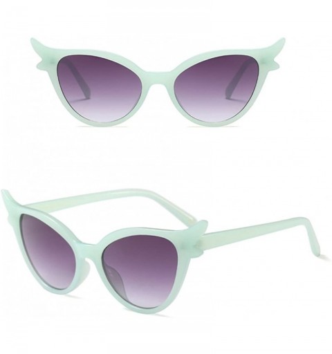 Wayfarer Retro UV400 Small Sunglasses for Women Durable & Lightweight Eyewear - Green - CA18G7R4TRC $7.48