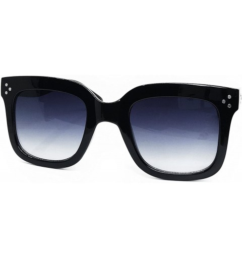 Sport 7222 Premium Oversize XXL Women Men Mirror Brand Style Fashion Sunglasses - Ombre Black - CB18DSWLZM2 $12.81