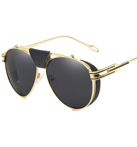 Rimless Steampunk Sunglasses - Gold - CG18ODT4T9D $17.60