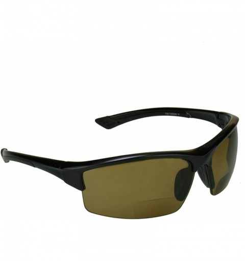 Sport Polarized Bifocal Reading Sunglasses TAC Polarized Lenses for Men and Women Amber Lens 2.50 - C417Z5GIG8U $61.77