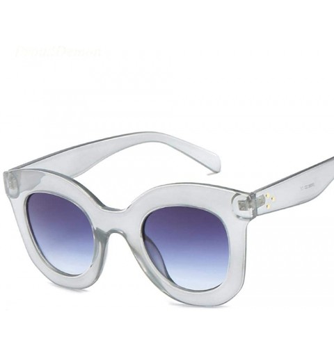 Aviator NEW Gradient Points Sun Glasses Tom High Fashion Designer 66133 Black Grey - 66133 Pink Purple - CV18Y5W3DC0 $11.46