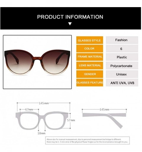 Round Round Frame New Style Women Sunglasses Vintage Brand Lady Elegant UV400 Oculos de sol Gafas Shades Eyewear - 4 - C618RZ...