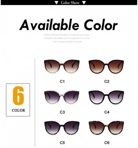 Round Round Frame New Style Women Sunglasses Vintage Brand Lady Elegant UV400 Oculos de sol Gafas Shades Eyewear - 4 - C618RZ...