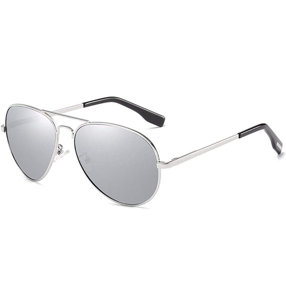 Aviator Sunglasses Male Polarizer Classic Pilot Sunglasses Driver Sunglasses Female - F - CZ18Q6ZNK3S $28.51