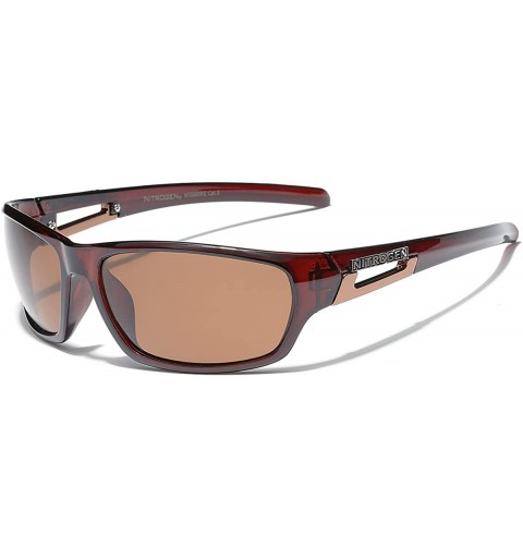 Sport Small Polarized Sport Sunglasses - Brown - C311OXK1603 $22.99