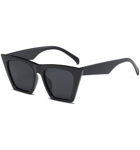 Cat Eye Sunglasses for Men Women Cat Eye Sunglasses Candy Color Sunglasses Retro Glasses Eyewear Integrated Sunglasses - CF18...