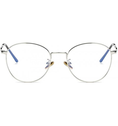 Oversized Womens Round Sunglasses Round Sunglasses Round Fashion Round Sunglasses Light Blue Light Cup Glasses - Silver - C41...