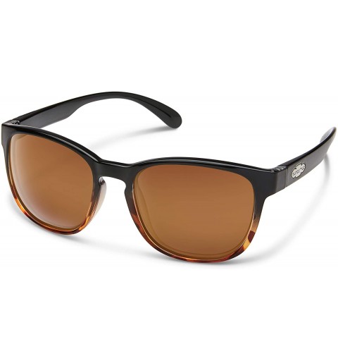 Square Loveseat Polarized Sunglasses - Black Tortoise Fade / Polarized Brown - CN1806S50MR $28.99