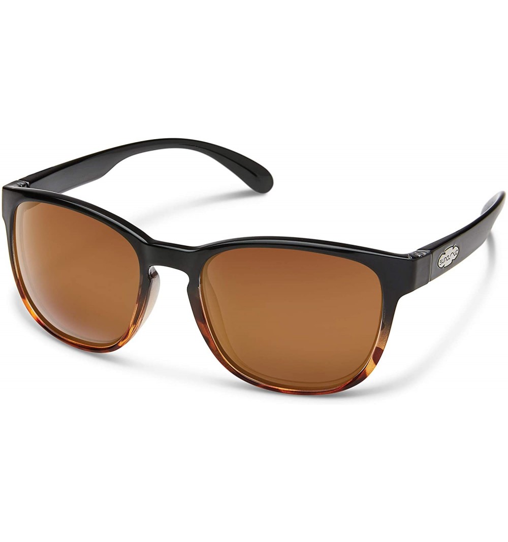 Square Loveseat Polarized Sunglasses - Black Tortoise Fade / Polarized Brown - CN1806S50MR $28.99