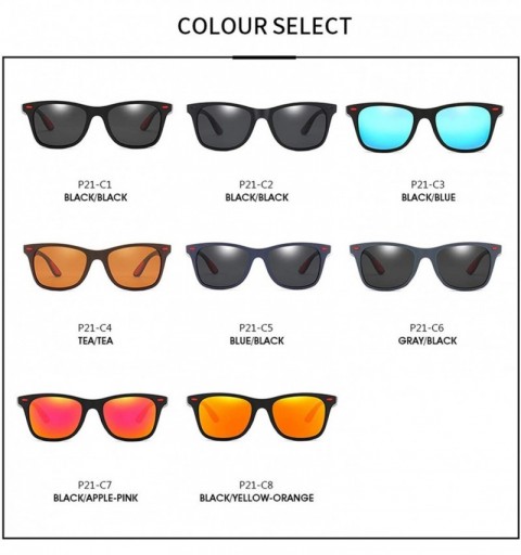 Goggle Classic Polarized Sunglasses Men Women Design Driving Square Frame Sun Glasses Goggle UV400 Gafas De Sol - C4 - C91985...