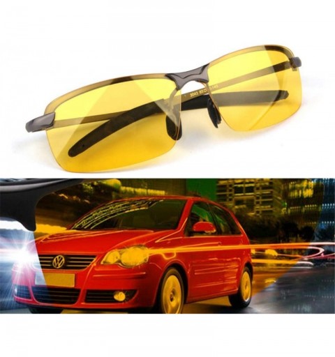 Goggle Yellow Lense Night Vision Driving Glasses Men Polarized Driving Sunglasses Goggles Reduce Glare - 1012 - CD18XZSTLGI $...