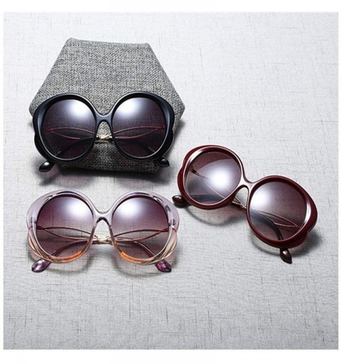 Butterfly Fashion Vintage Sunglasses Butterfly Gradient - 4 - C2198ETLCGK $26.01