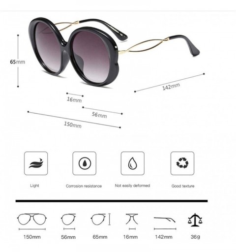 Butterfly Fashion Vintage Sunglasses Butterfly Gradient - 4 - C2198ETLCGK $26.01