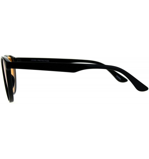 Oval Womens Sunglasses Designer Fashion Triangular Oval Frame Color Lens UV 400 - Black - CQ18DNAO4QO $13.24