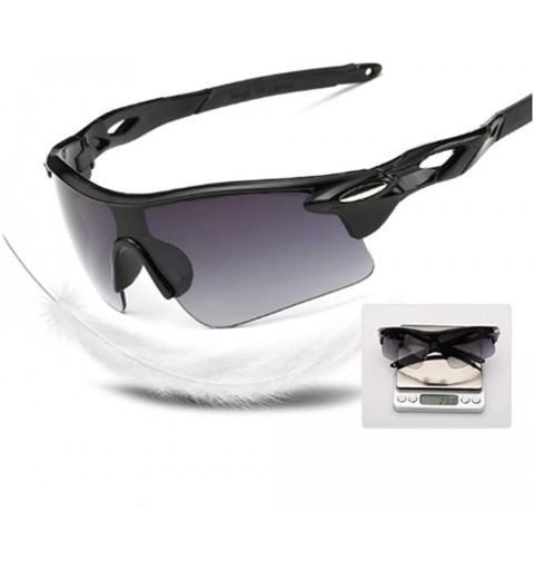 Semi-rimless Polarized Sunglasses Men Explosion Proof Baseball - Red Wine - CJ190DWQ0YZ $15.07