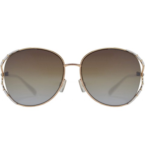 Round Womens Fashion Designer Elegant Butterfly Sunglasses - Gradient UV 400 Protection - CH194QUYDXQ $15.64