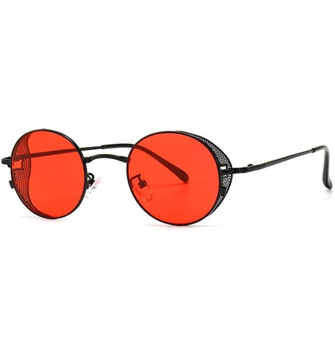 Goggle Fashion Vintage Sunglasses Gradient Glasses - Red - CY198KSUTRG $30.79