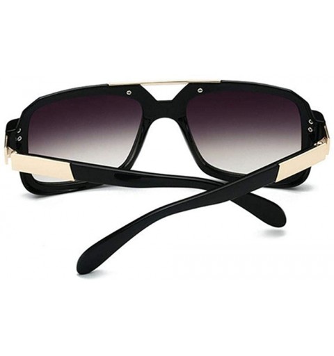 Goggle Vintage Oversized Sunglasses Men Brand Gradient Goggles Sun Glasses Women C2 - C5 - CZ18YLZMLUZ $10.76