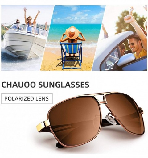 Aviator Polarized Aviator Sunglasses for Men Women UV400 Protection Sun Glasses Shades for Driving or Outdoor Activity - CT18...