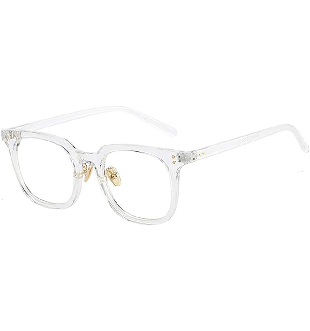 Rimless Blue Light Blocking Glasses Men Women Vintage Round glasses Computer Reading Glasses for Anti Eyestrain - 5 - CB1938I...