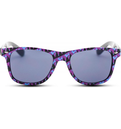 Oval Sunglasses Purple Blue & Black (Fancies By Sojayo the Geo Collection) - C818DO6GRN4 $18.60