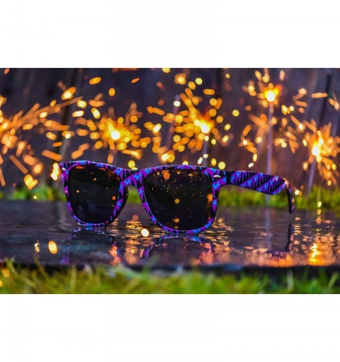 Oval Sunglasses Purple Blue & Black (Fancies By Sojayo the Geo Collection) - C818DO6GRN4 $9.55