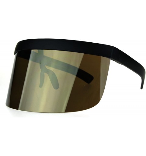 Shield Mirror Lens Visor Cover Sunglasses Sun Cover for Face Shades Driving UV 400 - Black - CA1865N3XNE $15.06