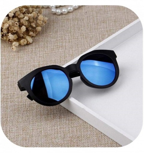 Sport 2019 New Kids Sunglasses Grils Lovely Baby Children Glasses Cat Eye Sun Boys Gafas De Sol UV400 - Blackblue - CR197A24L...