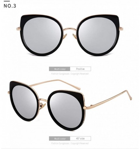 Rimless Polarized Sunglasses Street Style Fashion Round Frame Sunglasses Women - CB18X6YO505 $50.66