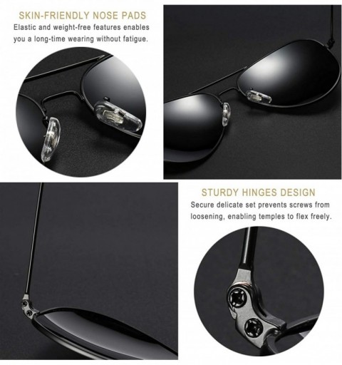 Oval Classic Sunglasses for Women Men Metal Frame Mirrored Lens Designer Polarized Sun glasses UV400 - CF12G02XBTZ $10.09