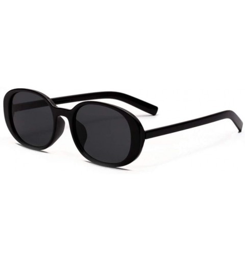 Oval Sunglasses Glasses Decoration Accessories - full black - CE198W4DNN5 $33.12