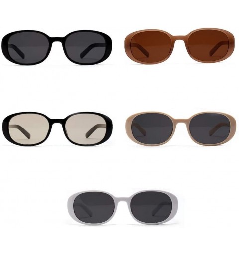 Oval Sunglasses Glasses Decoration Accessories - full black - CE198W4DNN5 $33.12