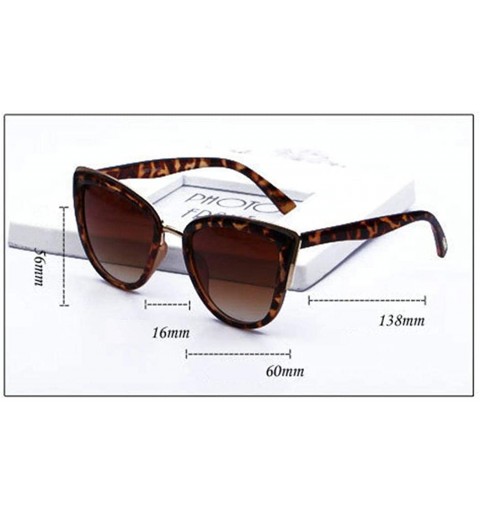 Round Women Fashion Shopping Sunglasses UV Protection Outdoor Driving Beach Eyewear Sunglasses - Black - CN198N7WEHE $19.47