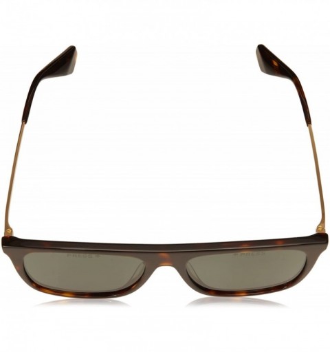 Rectangular PLD6046/S/X Polarized Rectangular Sunglasses - Dark Havana - 56 mm - CB18DTYU4GK $33.05