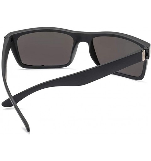 Sport Classic Polarized Sunglasses Glasses - Black Orange - CP199OE4796 $8.23