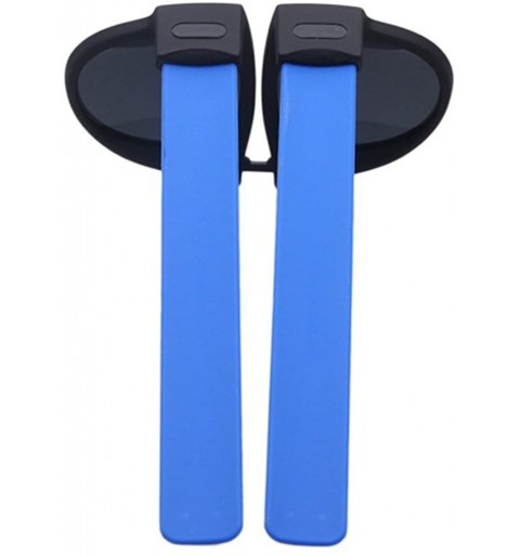Square Unisex Wrist Slapping Foldable Sunglasses Unique For The Active Lifestly Lens 52mm - Blue/Black - CM12LG0G9HH $12.26