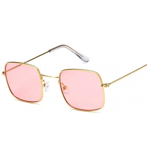 Square Outdoor Sunglasses Sunglasses Ladies Sunglasses Square Sunglasses Ladies Shade UV400 Anti-Ultraviolet - Pink - CH197Y9...